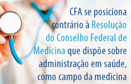 Read more about the article CFA contesta Resolução emitida pelo CFM