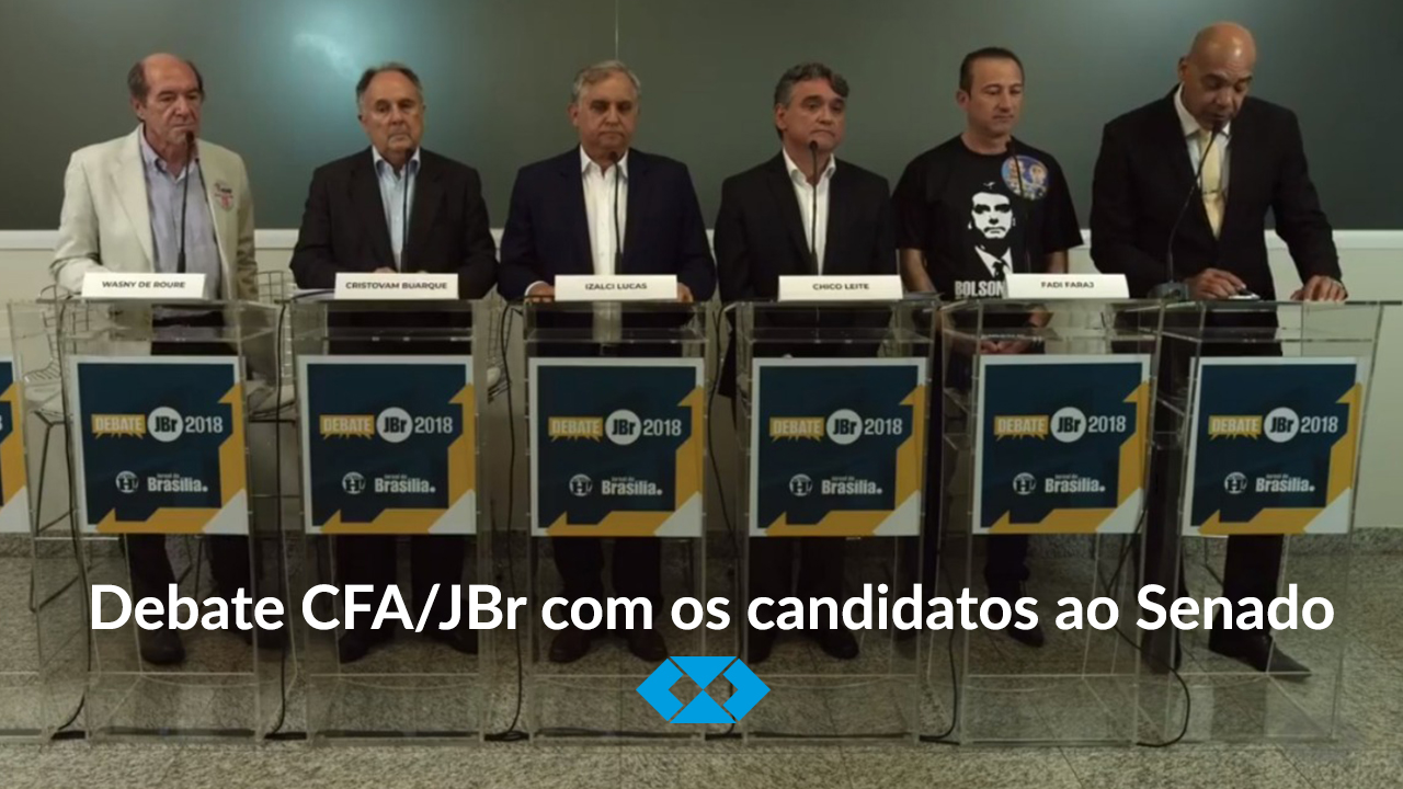Read more about the article CFA e JBr promovem discussão com candidatos ao Senado