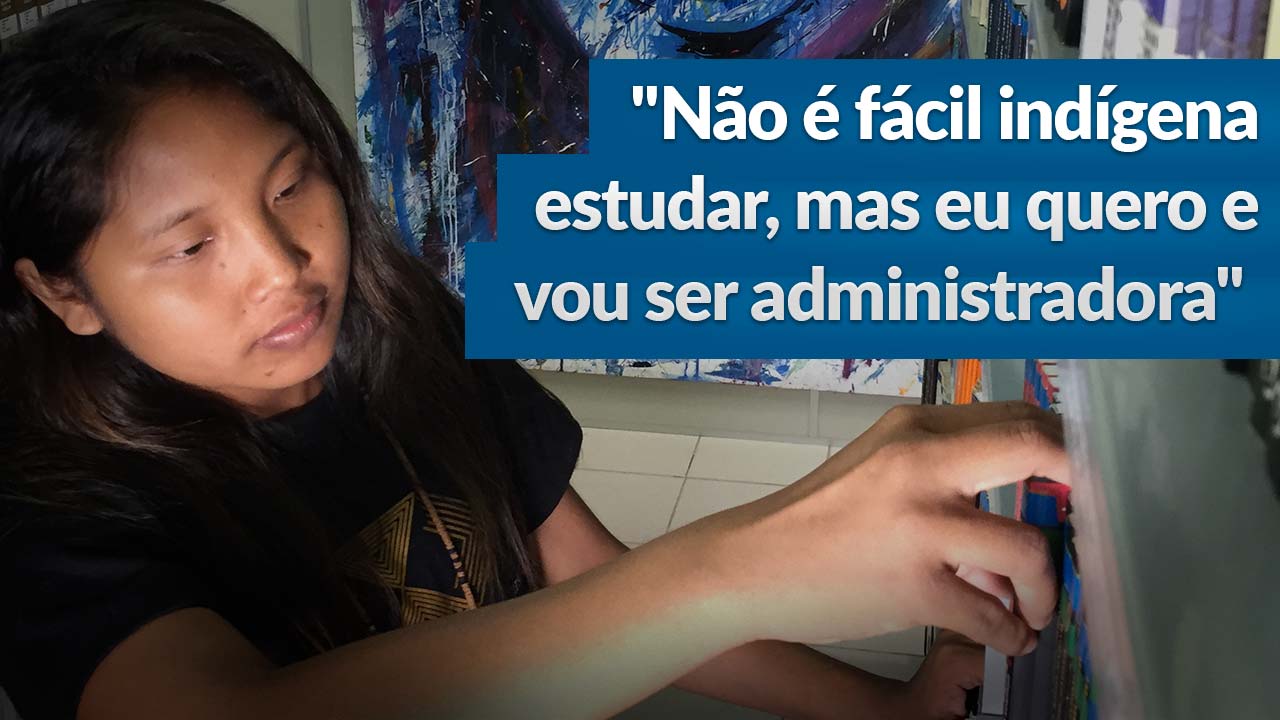 Read more about the article Estudante de Administração prioriza profissionalização em aldeia
