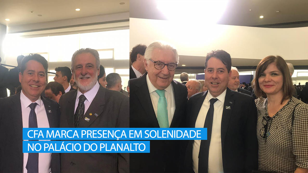 Read more about the article CFA participa de solenidade no Palácio do Planalto