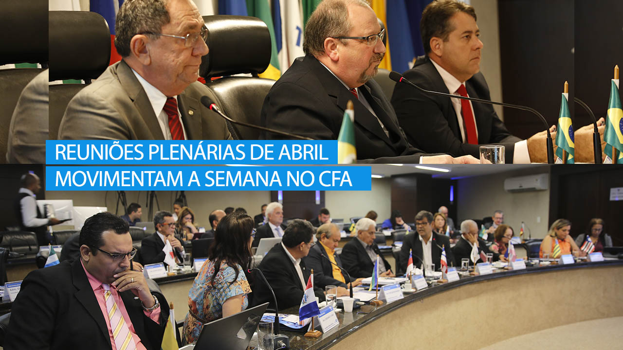 Read more about the article Reuniões plenárias de abril movimentam a semana no CFA