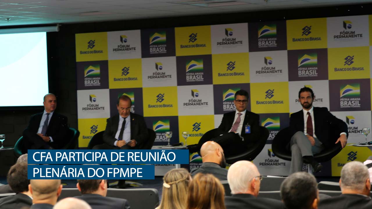 Read more about the article CFA participa de reunião plenária do FPMPE