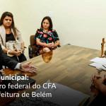 Vice-diretor de Formação Profissional do CFA se reúne com prefeito de Belém