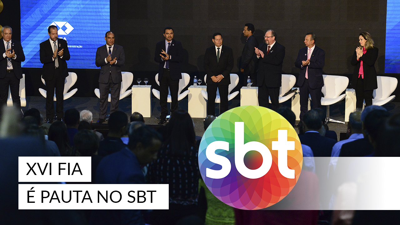Read more about the article XVI FIA na mídia: palestra de Mourão foi notícia no SBT