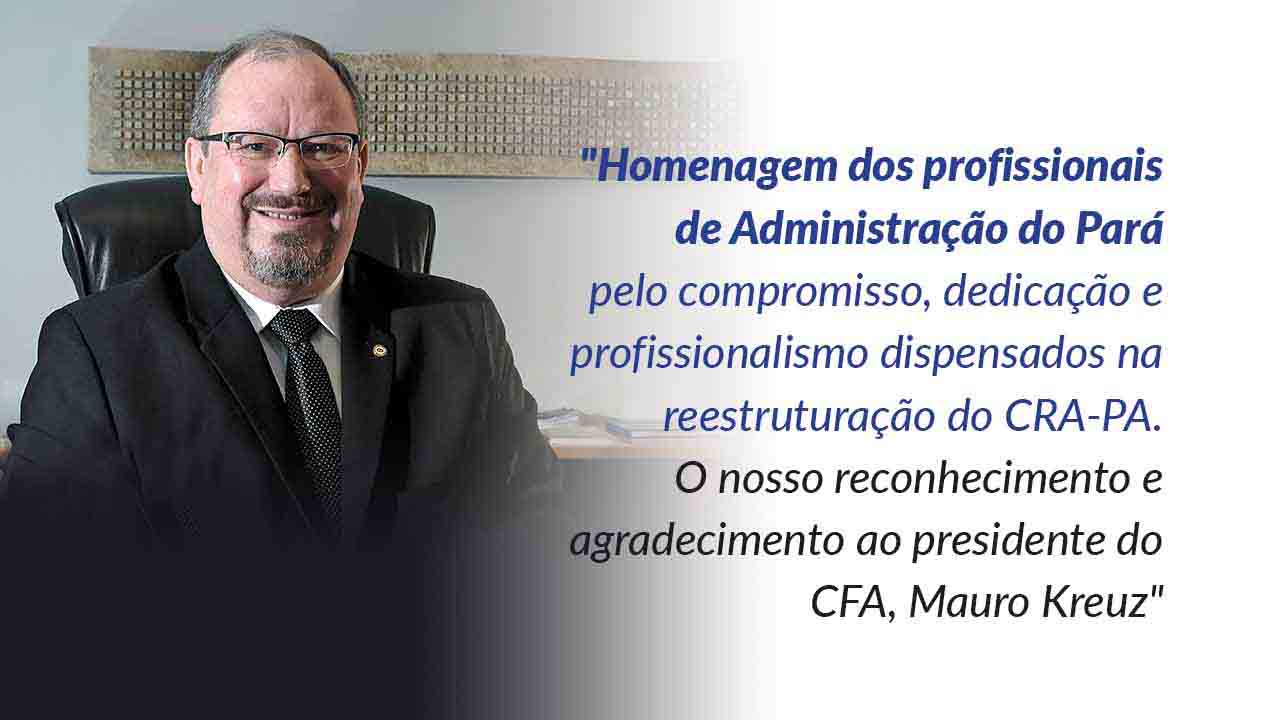 You are currently viewing Presidente do CFA é homenageado no Pará
