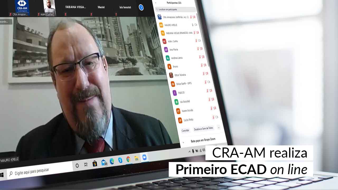 Leia mais sobre o artigo Presidente do CFA, Mauro Kreuz participa do primeiro ECAD on line