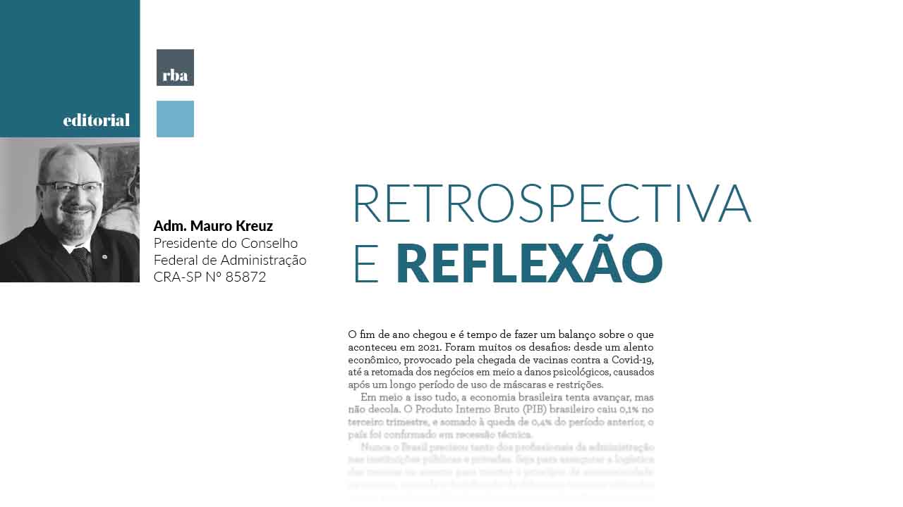 Leia mais sobre o artigo Editorial RBA 145 | Retrospectiva e reflexão