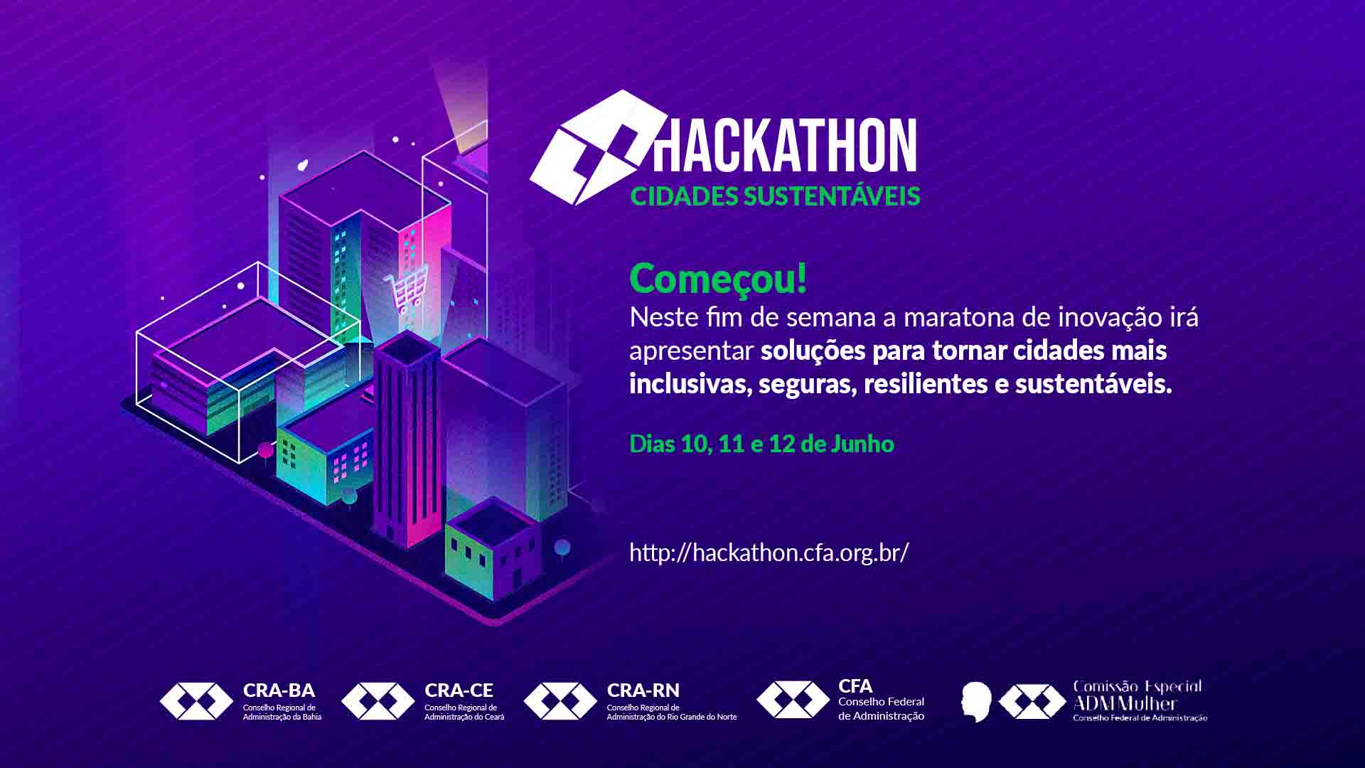 No momento você está vendo Hackathon Cidades Sustentáveis promete três dias de muita inovação