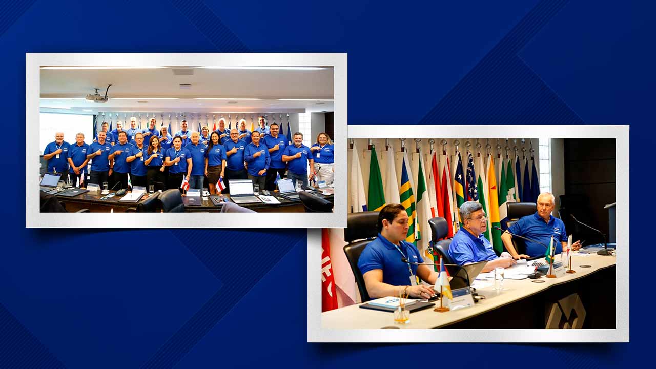 No momento você está vendo Plenário do CFA fica azul para homenagear os profissionais de Administração