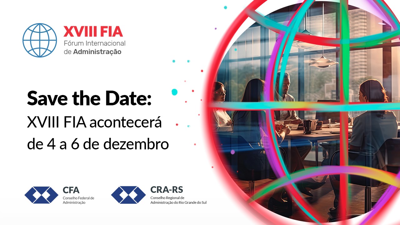 No momento, você está visualizando Save the Date: XVIII FIA acontecerá de 4 a 6 de dezembro