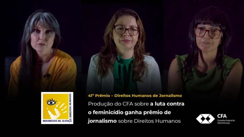 No momento, você está visualizando Produção do CFA conquista Prêmio Direitos Humanos de Jornalismo