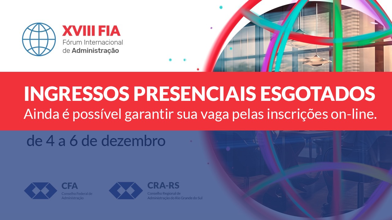 Leia mais sobre o artigo FIA 2024: inscrições para participação presencial estão esgotadas