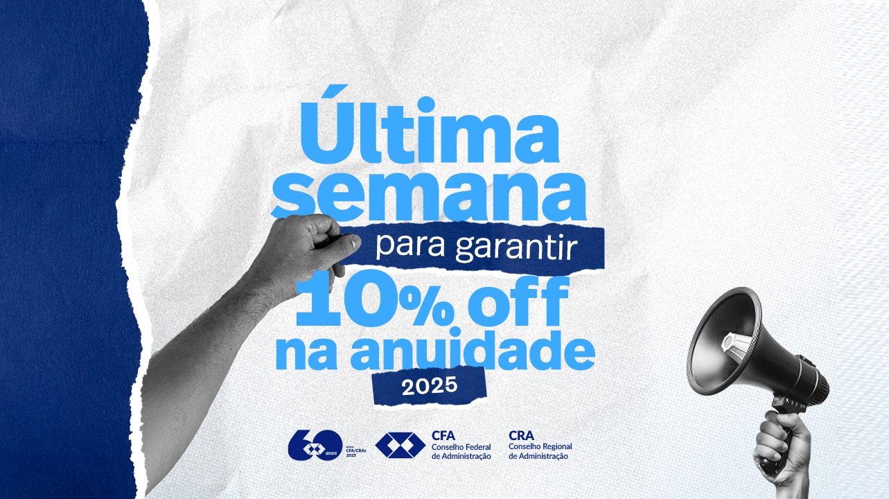 Leia mais sobre o artigo Anuidade 2025: prazo para pagamento com 10% de desconto está acabando