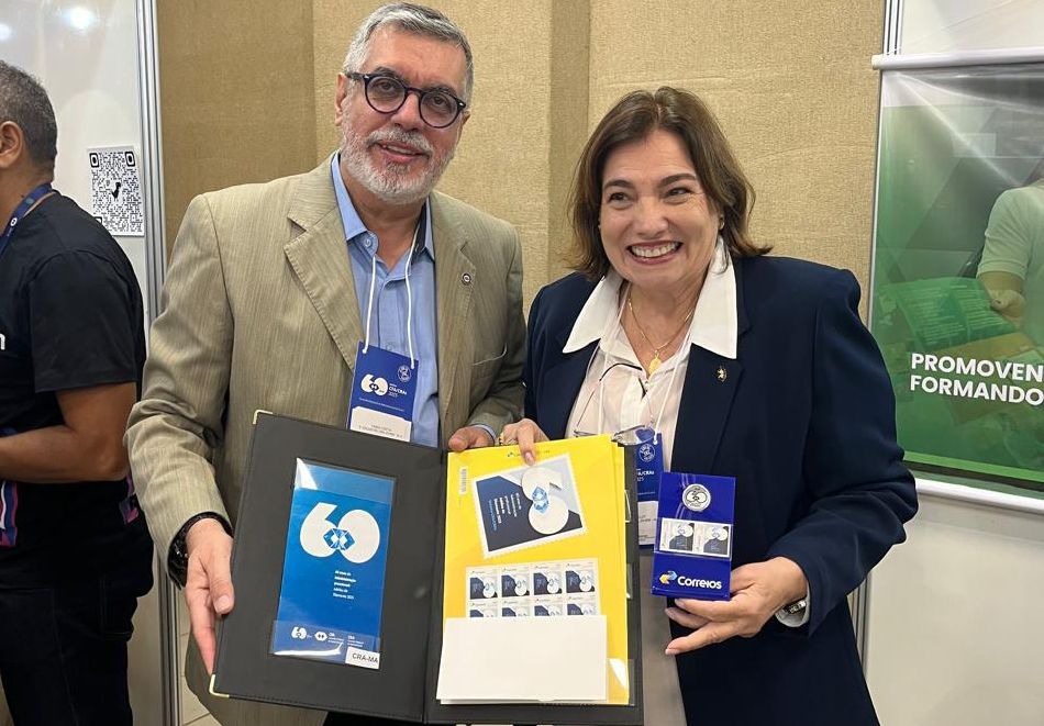 Leia mais sobre o artigo CRA-MA recebe selo comemorativo de 60 anos do Sistema CFA/CRAs em celebração ao Jubileu de Diamante