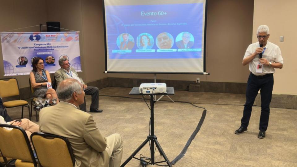 Leia mais sobre o artigo Experiência dos 60+ é destaque em painel do FIA 2025