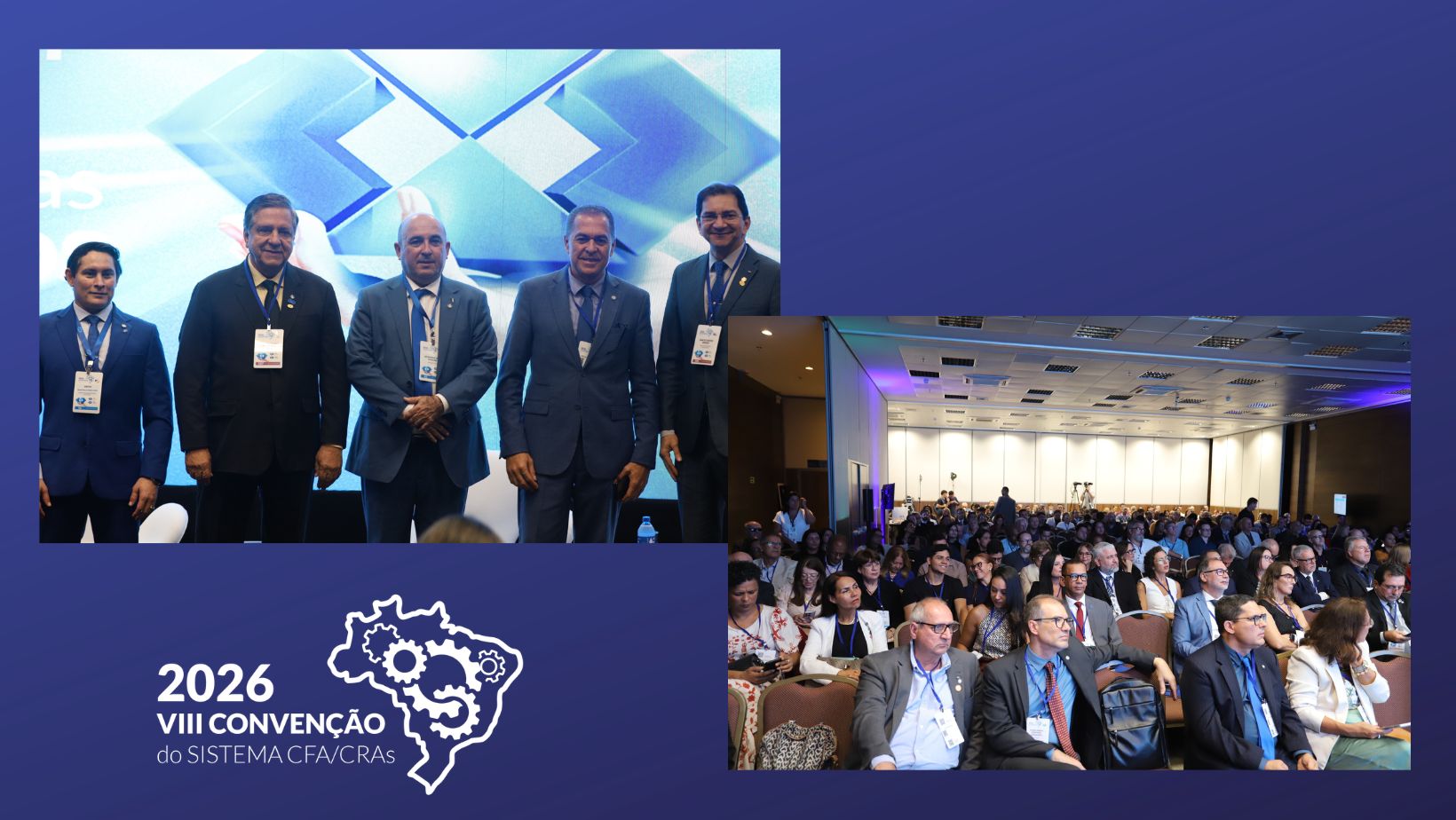 No momento, você está visualizando Primeiro dia da Convenção do Sistema CFA/CRAs destaca integração e fortalecimento da Administração