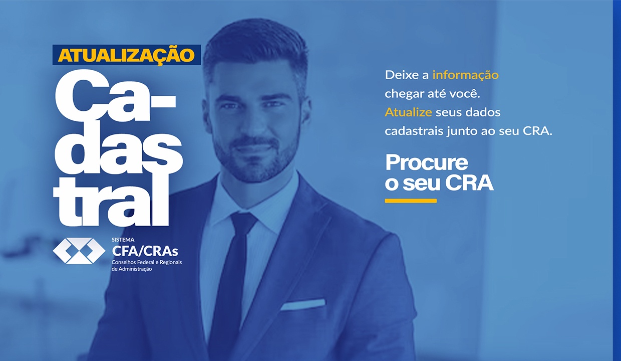 Leia mais sobre o artigo CFA inicia campanha de atualização cadastral dos profissionais de Administração 